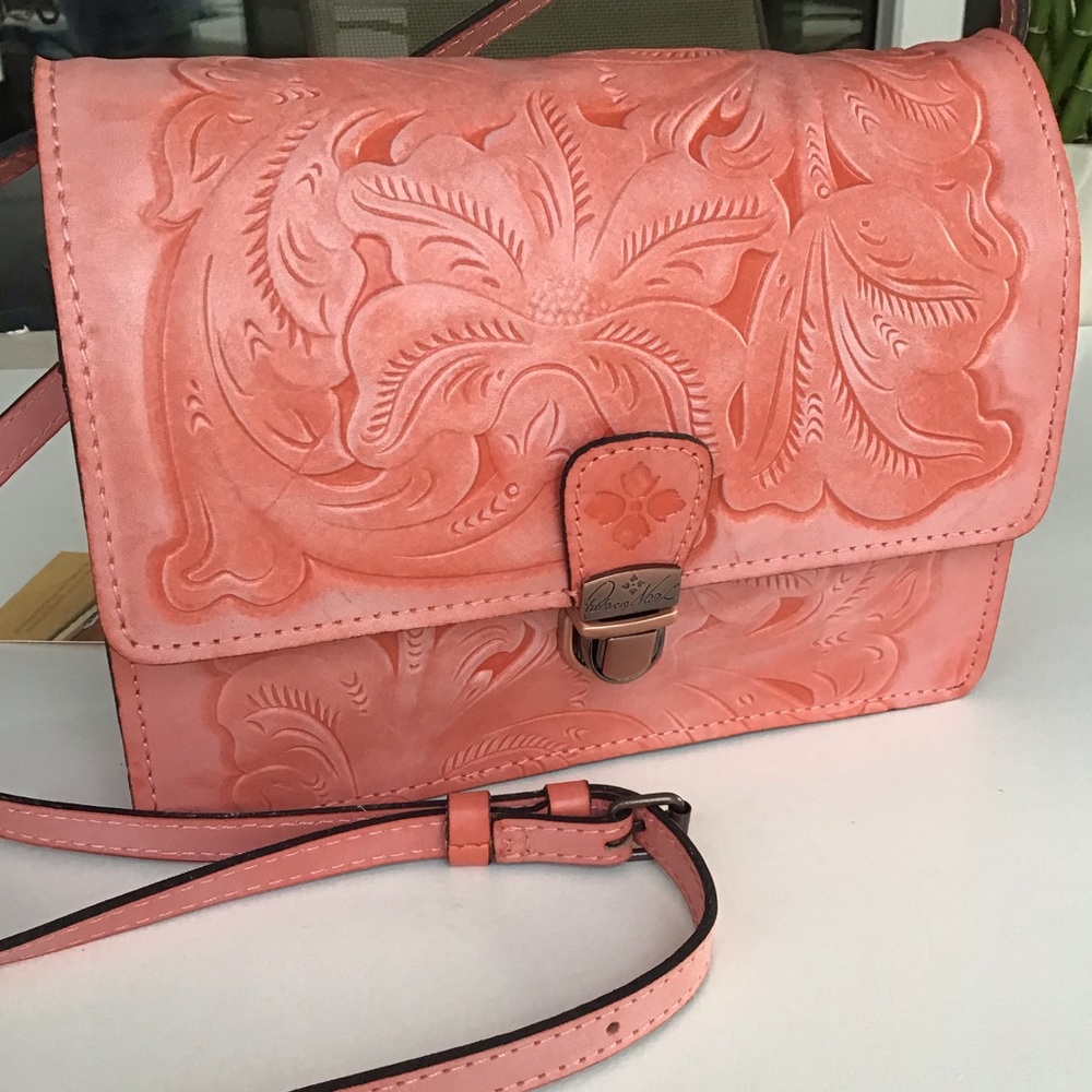 Patricia Nash Coral Crossbody Bag